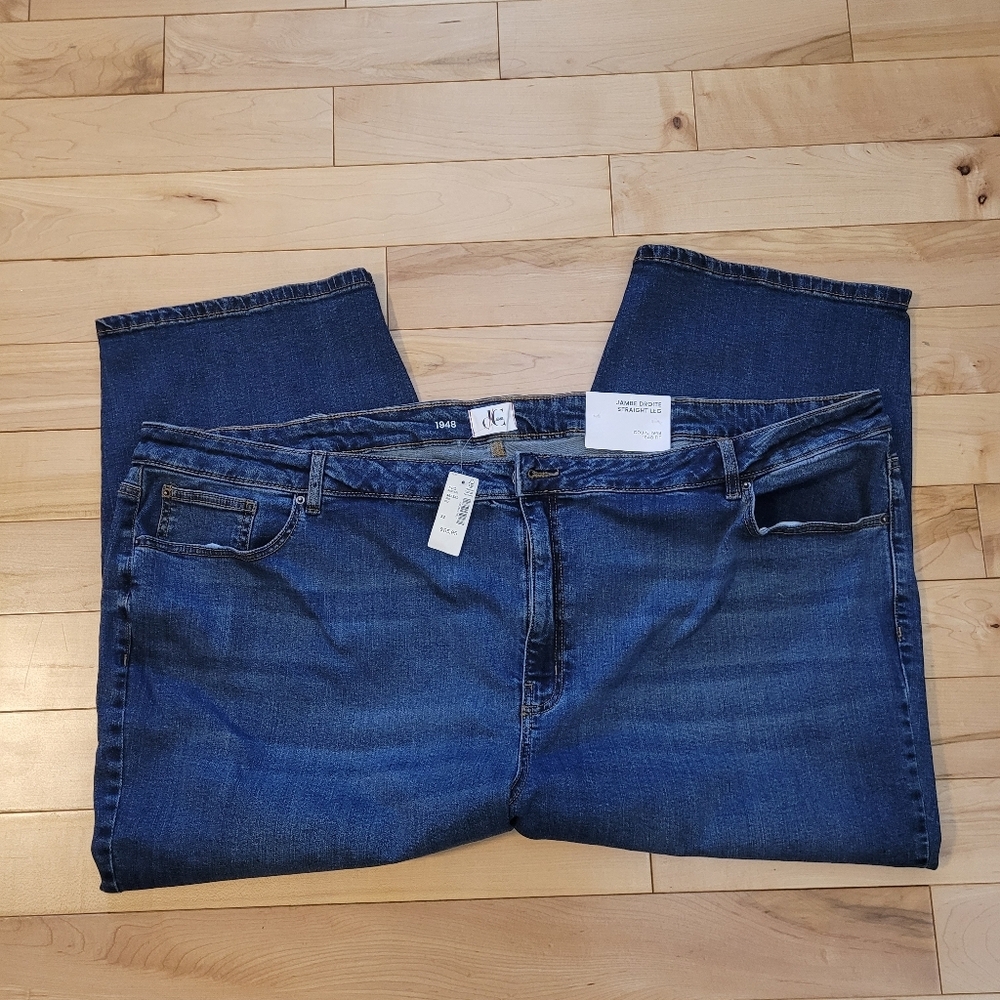 Brand new d/C jeans Penningtons women's size 32 straight leg capri jeans